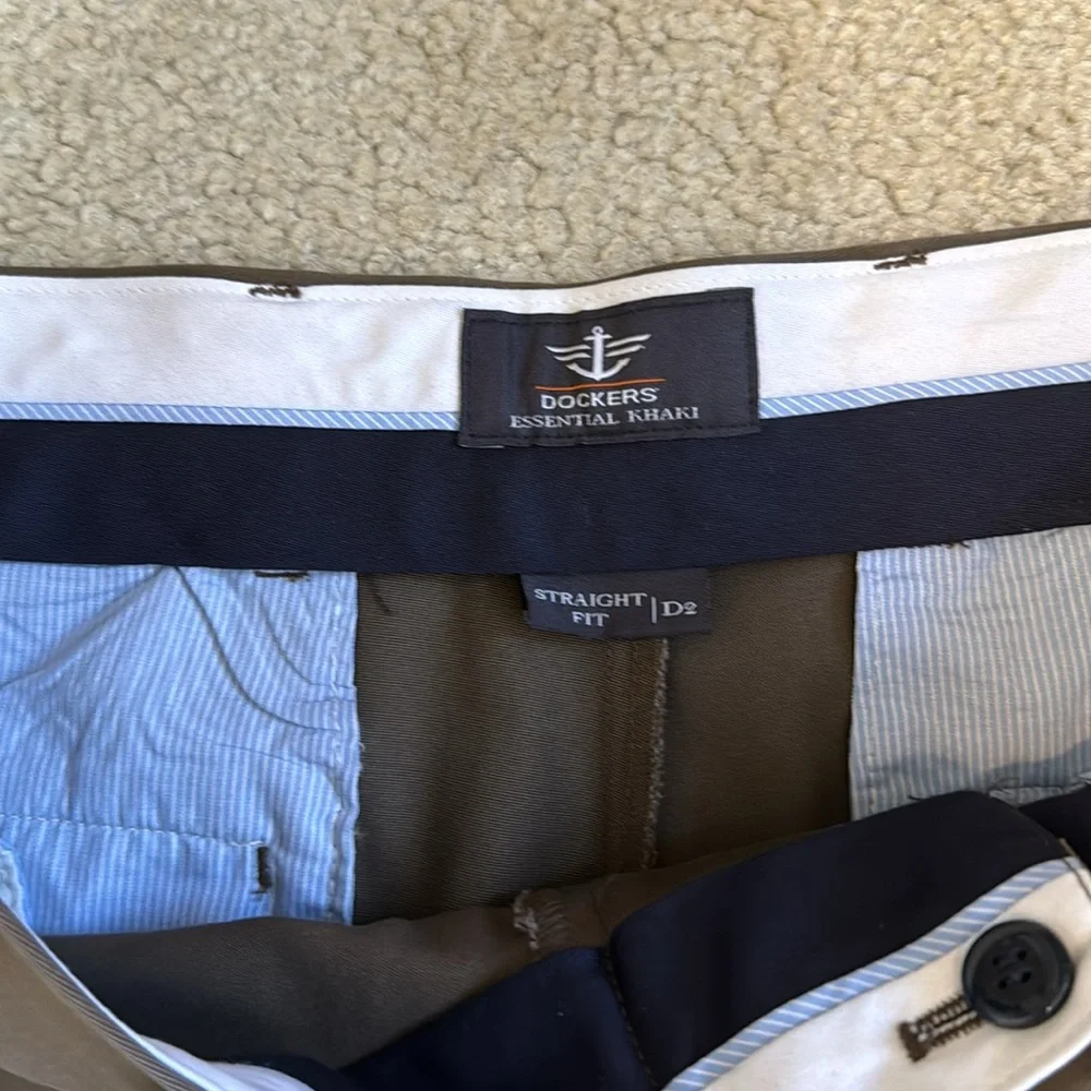 Dockers Straight Brown Fit Dress Pants